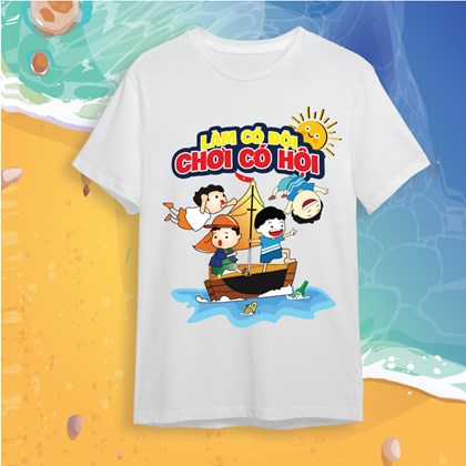 Áo đồng phục du lịch Làm có đội Chơi có hội