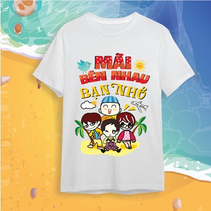 Áo đồng phục du lịch Mãi bên nhau bạn nhé