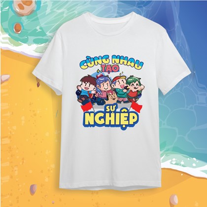 Áo du lịch Slogan Cùng nhau tạo sự nghiệp