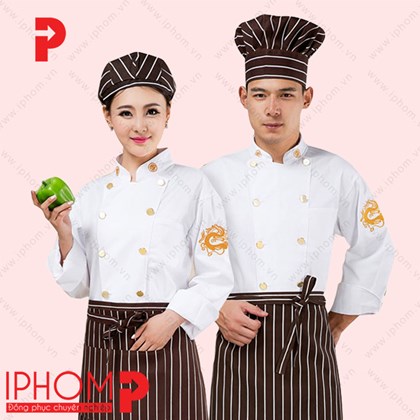 Đồng phục đầu bếp nhà hàng khách sạn - DB014