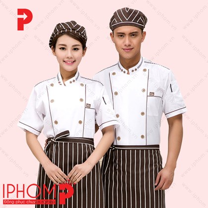 đồng phục đầu bếp nhà hàng khách sạn - DB023