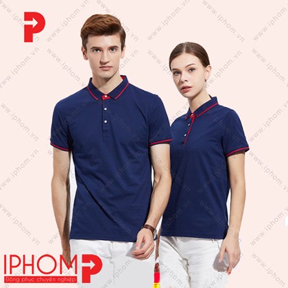 Áo đồng phục công ty màu xanh đen - AT207 dễ phối đồ nhất