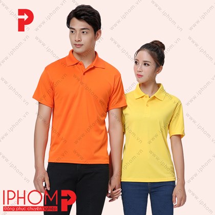 Áo thun đồng phục công ty màu vàng cao cấp, chất lượng tốt nhất