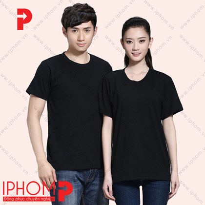 Áo thun đồng phục công ty màu đen