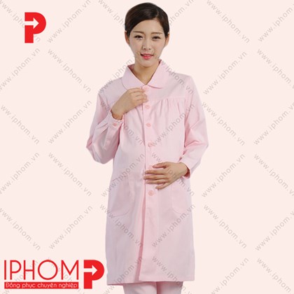 Đồng phục sản phụ màu hồng