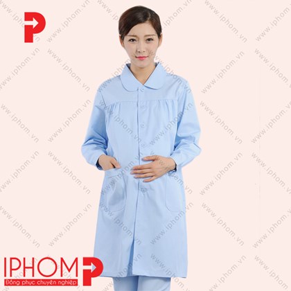 Đồng phục sản phụ màu xanh