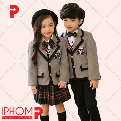 Đồng phục học sinh cấp 1 áo vest